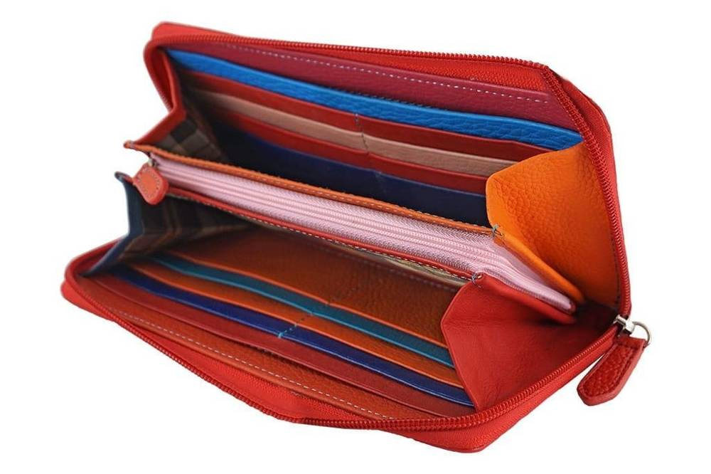 Portfel ze skóry naturalnej damski Barberini's D-8320-1 duży czarny - cecha produktu