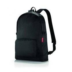 Plecak miejski składany czarny Mini Maxi Rucksack Reisenthel