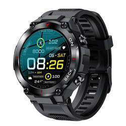 SMARTWATCH MĘSKI GRAVITY GT8-1 - z GPS CZARNY (sg017a)