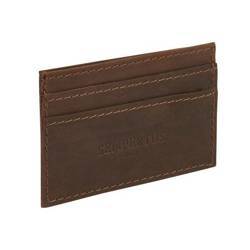 Skórzane etui na karty slim wallet brązowy - Sempertus PM-10/CH-2