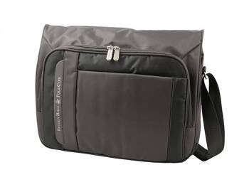 Torba messenger na laptopa szara - Beverly Hills Polo Club BH-222 GR