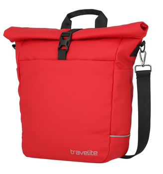 Torba na rower przeciwdeszczowa czerwona 14L - Travelite Basics 96352-10