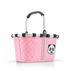 koszyk carrybag XS kids panda dots pink